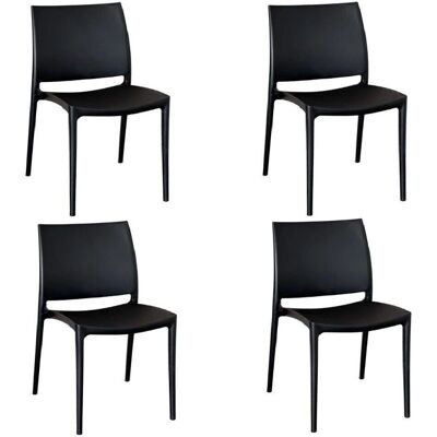 OKAFFAREFATTO - Altea - Negro plástico - Confort x4 - Chair OKAFFAREFATTO - Altea - Negro plástico - Confort x4 - Chair