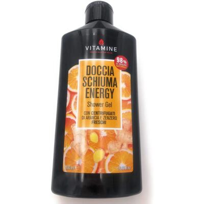 Vitamíny Energie Sprchový Gel - Pomeranč Zázvor - Přírodní Složení Vitamíny Energie Sprchový Gel - Pomeranč Zázvor - Přírodní Složení