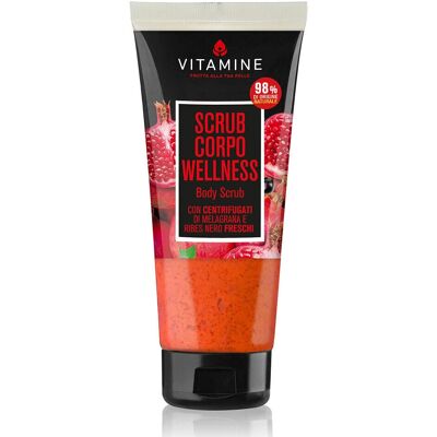 Vitamine Wellness Opláchnutí Černý Rybíz a Granátové Jablko - Peeling Vitamine Wellness Opláchnutí Černý Rybíz a Granátové Jablko - Peeling