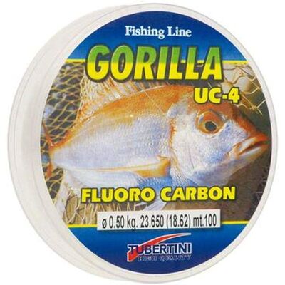 Ligne fluorocarbone Tubertini Gorilla UC-4 - 100m - Publicité Ligne fluorocarbone Tubertini Gorilla UC-4 - 100m - Publicité