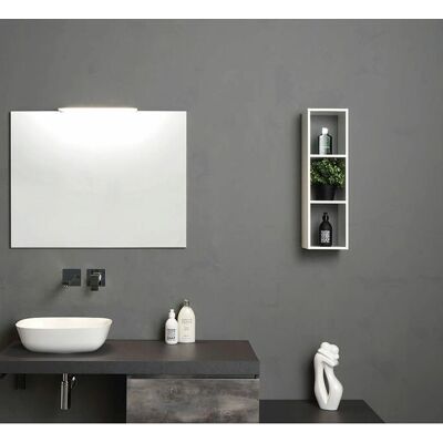 Kiamami Valentina - Mueble de baño suspendido de 180 cm - Gris Kiamami Valentina - Mueble de baño suspendido de 180 cm - Gris