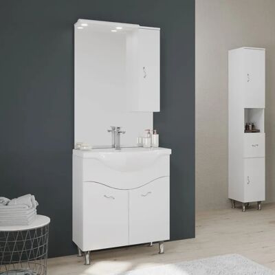 Kiamami Valentina - Badmöbel 75cm Zwei Türen Wandeinheit - Badezimmer Kiamami Valentina - Badmöbel 75cm Zwei Türen Wandeinheit - Badezimmer