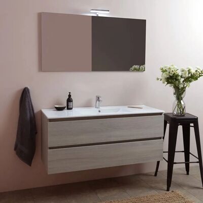 Kiamami Valentina - Wandbadmöbel mit Waschbecken & Spiegel - 120cm - Berlín Serie Kiamami Valentina - Wandbadmöbel mit Waschbecken & Spiegel - 120cm - Berlín Serie