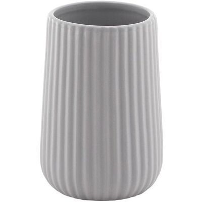Portaspazzolini in ceramica grigia Kiamami Valentina - Portaspazzolini Portaspazzolini in ceramica grigia Kiamami Valentina - Portaspazzolini