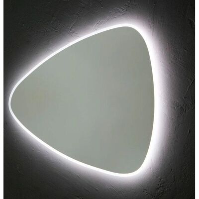 Kiamami Valentina - Miroir Goutte Réversible 100x85cm Éclairage LED Kiamami Valentina - Miroir Goutte Réversible 100x85cm Éclairage LED