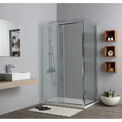 Kiamami Valentina - Cabine de Douche Rectangulaire 80/130cm - Design Moderne Kiamami Valentina - Cabine de Douche Rectangulaire 80/130cm - Design Moderne