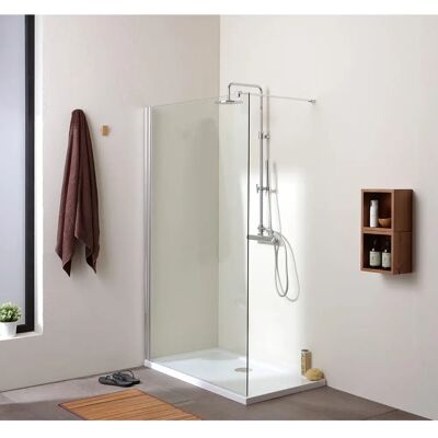 Pannello Doccia Walk-In Kiamami Valentina 120cm - Vetro Trasparente Pannello Doccia Walk-In Kiamami Valentina 120cm - Vetro Trasparente
