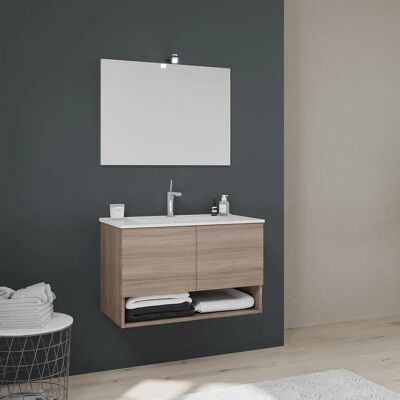 Meuble de salle de bain mural Kiamami Valentina 80cm - Mobilier de salle de bain - Publicité Meuble de salle de bain mural Kiamami Valentina 80cm - Mobilier de salle de bain - Publicité
