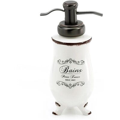 Kiamami Valentina - Dosasapone d'appoggio - Ceramica Bianca - Stile rustico Kiamami Valentina - Dosasapone d'appoggio - Ceramica Bianca - Stile rustico