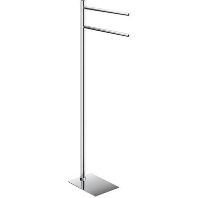 Kiamami Valentina - Piantana Porta Asciugamano - Cromato - Due Bracci Regolabili Kiamami Valentina - Piantana Porta Asciugamano - Cromato - Due Bracci Regolabili