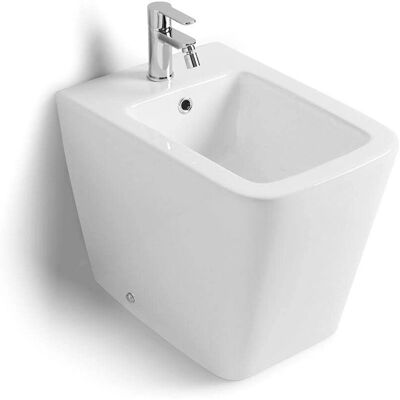 Kiamami Valentina - Bidet Rock - Wandmontierter Keramik-Quadratbidet Kiamami Valentina - Bidet Rock - Wandmontierter Keramik-Quadratbidet