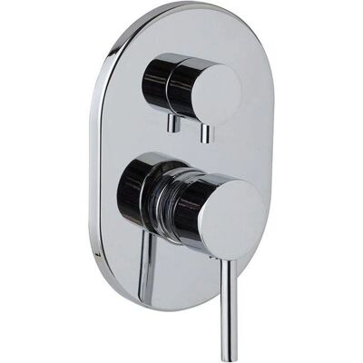 Kiamami Valentina - Mitigeur de Douche Cromé avec Déviateur - Accessoire de Salle de Bain - Publicité Kiamami Valentina - Mitigeur de Douche Cromé avec Déviateur - Accessoire de Salle de Bain - Publicité