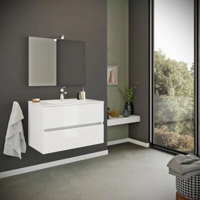 Kiamami Valentina - Mobile bagno sospeso 80cm bianco lucido - Tipo di bagno Kiamami Valentina - Mobile bagno sospeso 80cm bianco lucido - Tipo di bagno
