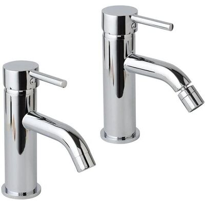Kiamami Valentina - Ensemble de Robinets de Salle de Bain en Laiton Chromé pour Lavabo et Bidet - Fassa - Publicité Kiamami Valentina - Ensemble de Robinets de Salle de Bain en Laiton Chromé pour Lavabo et Bidet - Fassa - Publicité