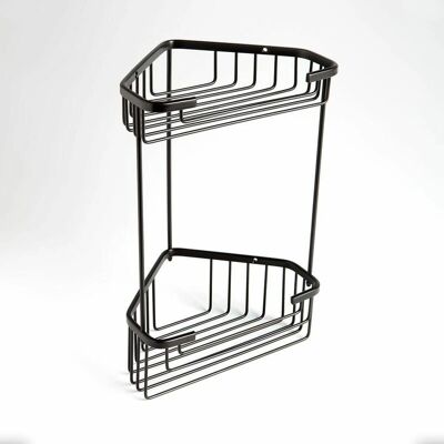 Kiamami Valentina Porta Sapone Doppio per Doccia - Accessorio Moderno - Nero Kiamami Valentina Porta Sapone Doppio per Doccia - Accessorio Moderno - Nero