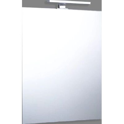 Kiamami Valentina - Specchio Bagno Reversibile 80x60 con Lampada Cromata Kiamami Valentina - Specchio Bagno Reversibile 80x60 con Lampada Cromata