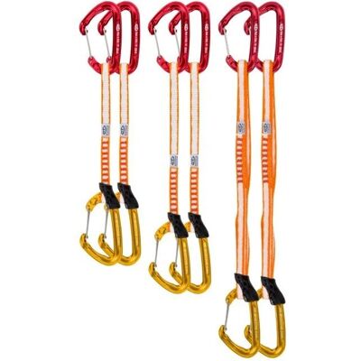 CLIMBING TECHNOLOGY Fly-Weight Evo Mix - Szybkie karabinki, Czerwony CLIMBING TECHNOLOGY Fly-Weight Evo Mix - Szybkie karabinki, Czerwony