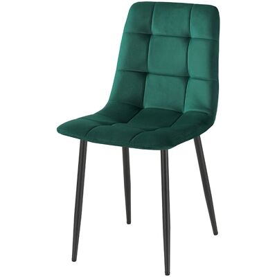ProduceShop - Corfù - Vert foncé - Velours microfibre - Dining Chairs - Publicité ProduceShop - Corfù - Vert foncé - Velours microfibre - Dining Chairs - Publicité