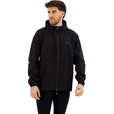 Giacca nera impermeabile Santini Pluvia - Giacca Giacca nera impermeabile Santini Pluvia - Giacca