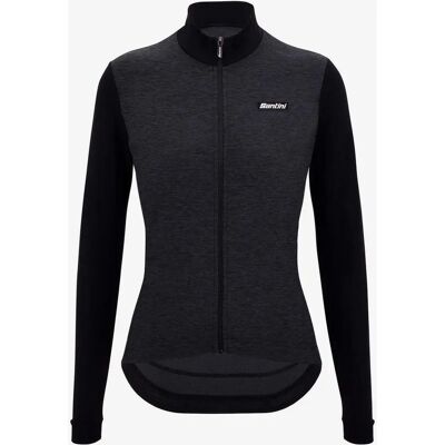 Santini 4W Pure Thermo-Trikot - Straße, Schwarz, M Santini 4W Pure Thermo-Trikot - Straße, Schwarz, M