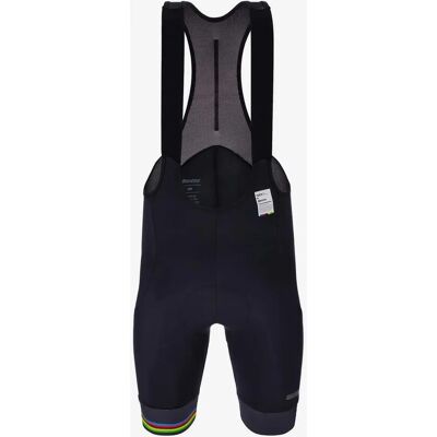 Pantalones cortos de culote Santini x UCI Campeón Mundial negro - XXL Pantalones cortos de culote Santini x UCI Campeón Mundial negro - XXL