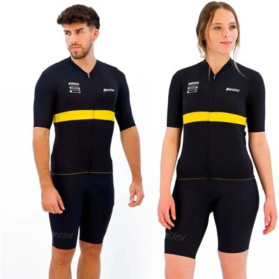 Santini - X Pirelli Sport Club - Negro Amarillo - XXL - Jersey Santini - X Pirelli Sport Club - Negro Amarillo - XXL - Jersey