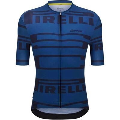 Santini - Santini X Pirelli Sport Club - Azul petróleo - Slim - M Santini - Santini X Pirelli Sport Club - Azul petróleo - Slim - M