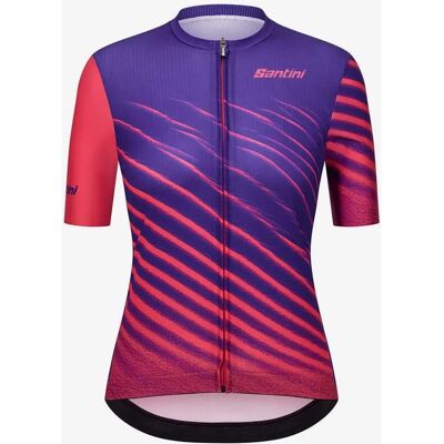Maillot Santini Astro Rosa Violeta Mujer - Maillot de ciclismo Maillot Santini Astro Rosa Violeta Mujer - Maillot de ciclismo