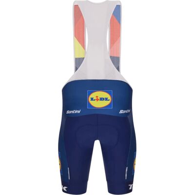 Santini Trek 2025 Réplique Cuissard de cyclisme - cuissard de cyclisme - Publicité Santini Trek 2025 Réplique Cuissard de cyclisme - cuissard de cyclisme - Publicité