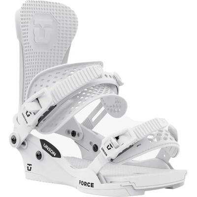 Union Force Classic Weiße Snowboard-Bindungen - Snowboard-Ausrüstung Union Force Classic Weiße Snowboard-Bindungen - Snowboard-Ausrüstung