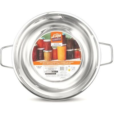 Le Parfait - Bassine à confiture inox 38 cm - Publicité Le Parfait - Bassine à confiture inox 38 cm - Publicité