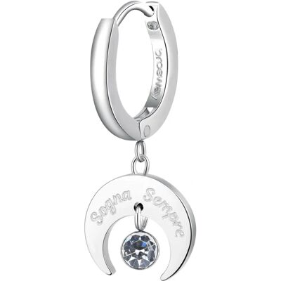 Orecchino Luna Crescente in Argento - Orecchino Orecchino Luna Crescente in Argento - Orecchino