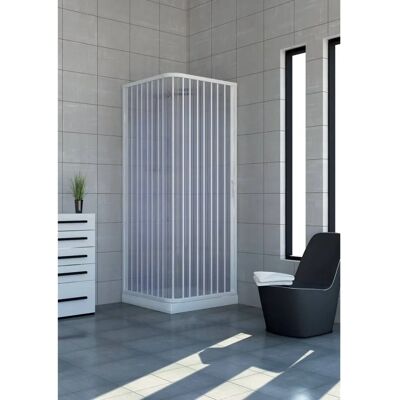 Pinto - Acquario 90x100 cm - portes pliables - cabine de douche - Publicité Pinto - Acquario 90x100 cm - portes pliables - cabine de douche - Publicité