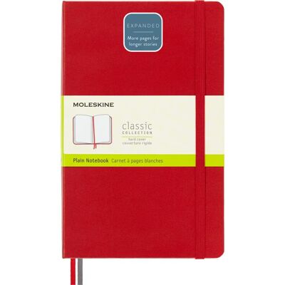 Moleskine Large A5 Plain 200 pp. Hardcover - 606204 Moleskine Large A5 Plain 200 pp. Hardcover - 606204