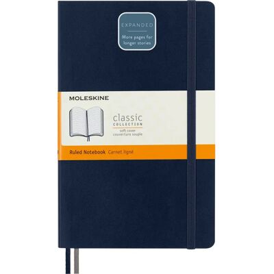 Moleskine Grande A5 a righe 200 pp. Copertina morbida - 606259 Moleskine Grande A5 a righe 200 pp. Copertina morbida - 606259