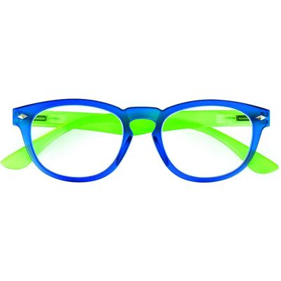 Lunettes de lecture frontales bleues - 2,50 dioptries Lunettes de lecture frontales bleues - 2,50 dioptries