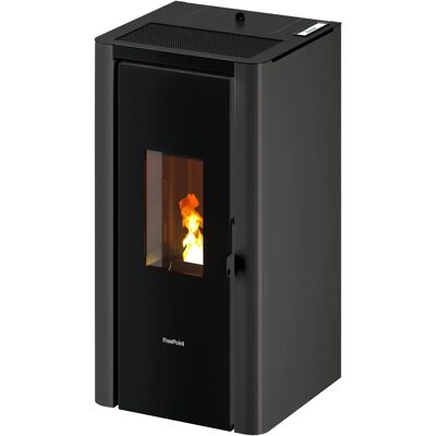 FREEPOINT Estufa de pellets Indigo 7,0 kW - Antracita FREEPOINT Estufa de pellets Indigo 7,0 kW - Antracita