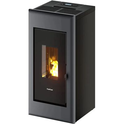 FREEPOINT Pelletofen One 7 - 7 kW - Stahl - Titanium - Silber FREEPOINT Pelletofen One 7 - 7 kW - Stahl - Titanium - Silber