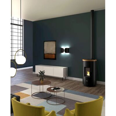 FREEPOINT Pelletofen Chrome 7 - WiFi, 7 kW, Stahl FREEPOINT Pelletofen Chrome 7 - WiFi, 7 kW, Stahl