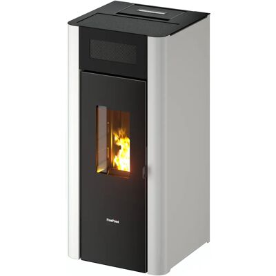 FREEPOINT Amaranto 9 Pellet-Ofen - Weiß Hochleistungsmodell FREEPOINT Amaranto 9 Pellet-Ofen - Weiß Hochleistungsmodell
