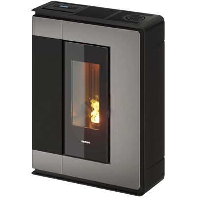 Estufa de pellet Freepoint Arco 8.5 kW Titanio - Estufa de pellet Estufa de pellet Freepoint Arco 8.5 kW Titanio - Estufa de pellet