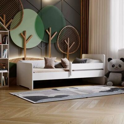 DMORA - Raciborz - 77x144 - Weiß - Bed DMORA - Raciborz - 77x144 - Weiß - Bed
