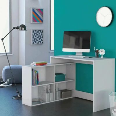 DMORA Schreibtisch Arros, Vielzweckbüro, Weiß Matt - Schreibtisch DMORA Schreibtisch Arros, Vielzweckbüro, Weiß Matt - Schreibtisch