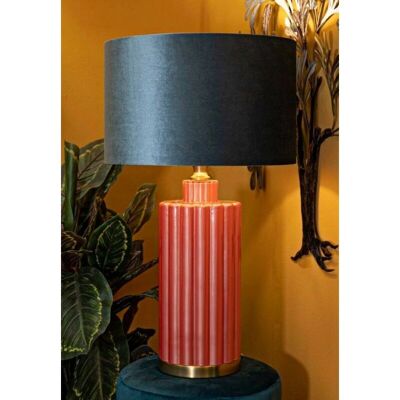 DMORA Wainuiomata - Moderne Tischlampe in Rot und Blau DMORA Wainuiomata - Moderne Tischlampe in Rot und Blau