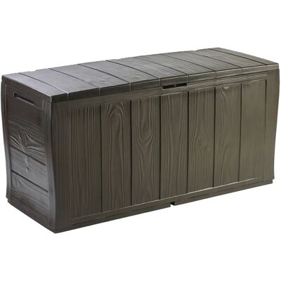 DMORA - Cassapanca outdoor - Marrone - Panca contenitore DMORA - Cassapanca outdoor - Marrone - Panca contenitore