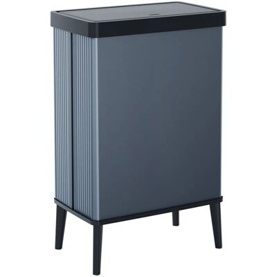 DMORA - Scillato - Azul - 44x27 h69 cm - Armario basura DMORA - Scillato - Azul - 44x27 h69 cm - Armario basura