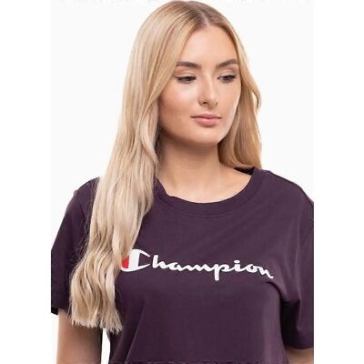 Champion Slim Fit Baumwoll-T-Shirt mit Logo - T-Shirt Champion Slim Fit Baumwoll-T-Shirt mit Logo - T-Shirt