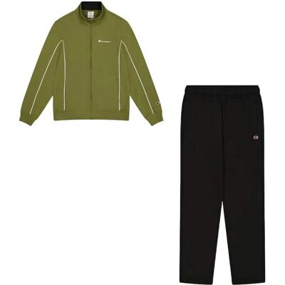 Tuta in cotone verde Champion da uomo Tuta in cotone verde Champion da uomo