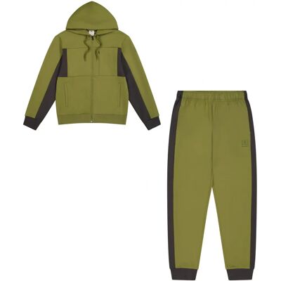 Survêtement en coton vert à zip complet Champion - Tracksuit Survêtement en coton vert à zip complet Champion - Tracksuit