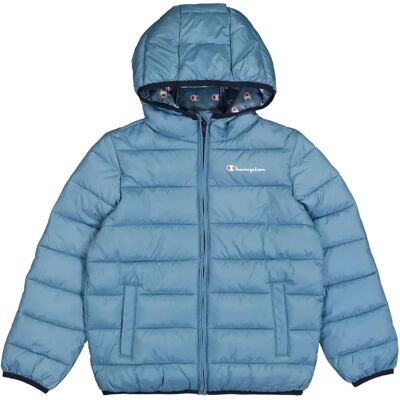 Champion Coronet Blue Unisex Kinderhooded Jacke - XS - Winterjas Champion Coronet Blue Unisex Kinderhooded Jacke - XS - Winterjas